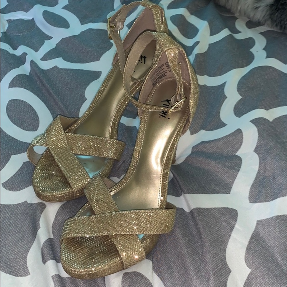 Golden heels